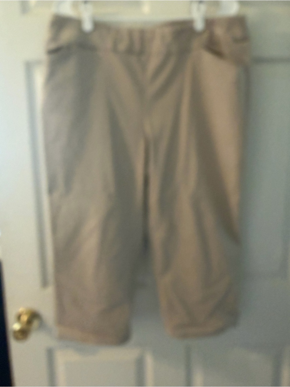 Croft & Barrow Effortless Stretch Khaki Capri Pants Women’s 16 Regular